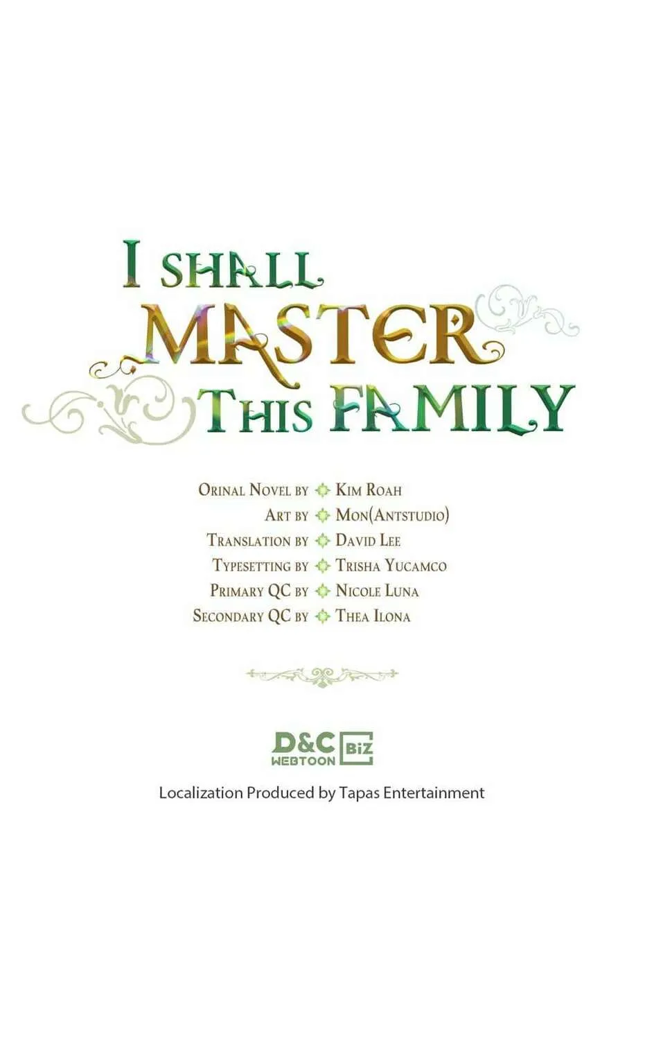 I Shall Master this Family! Chapter 99 page 177 - 