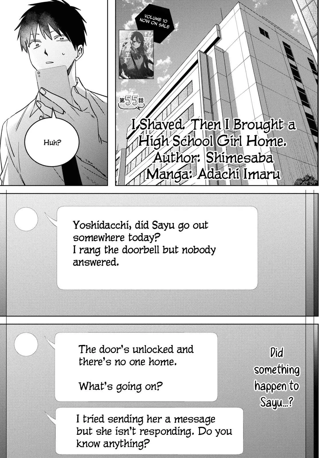 I Shaved. Then I Brought A High School Girl Home. Chapter 55 page 2 - 