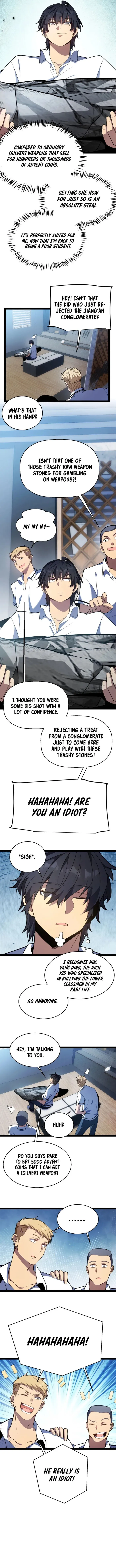 I started with the mythical talent, killing gods with one sword! Chapter 2 page 19 - 