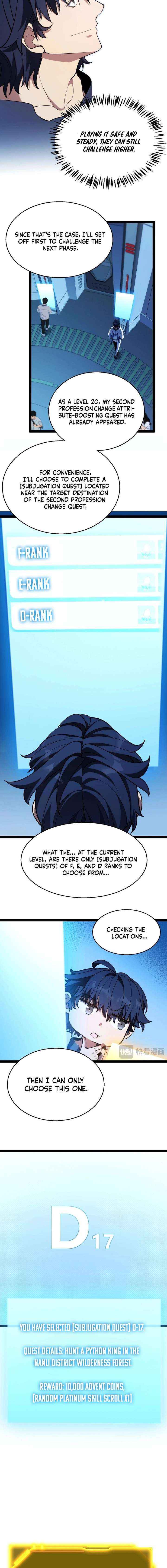 I started with the mythical talent, killing gods with one sword! Chapter 25 page 6 - 