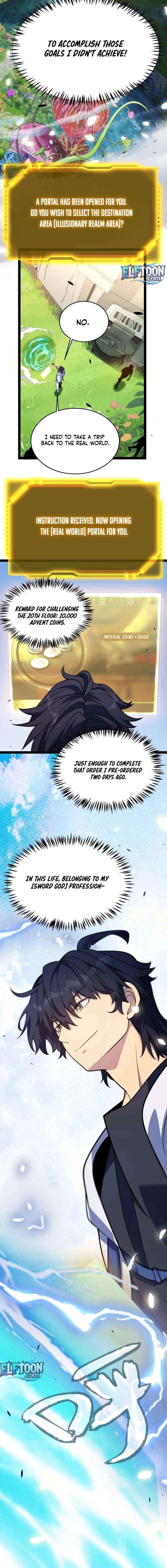 I started with the mythical talent, killing gods with one sword! Chapter 25 page 10 - 