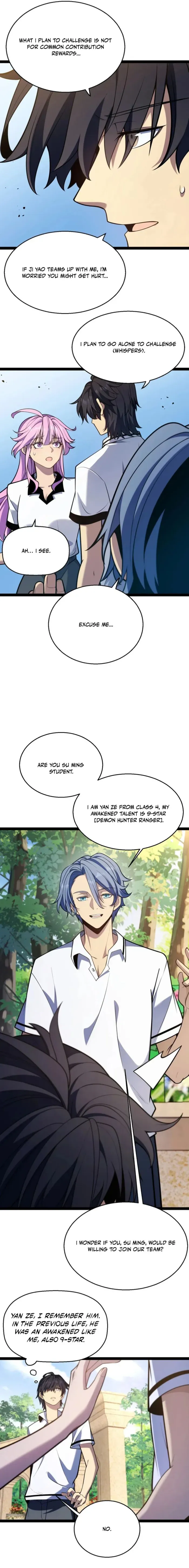 I started with the mythical talent, killing gods with one sword! Chapter 4 page 6 - 