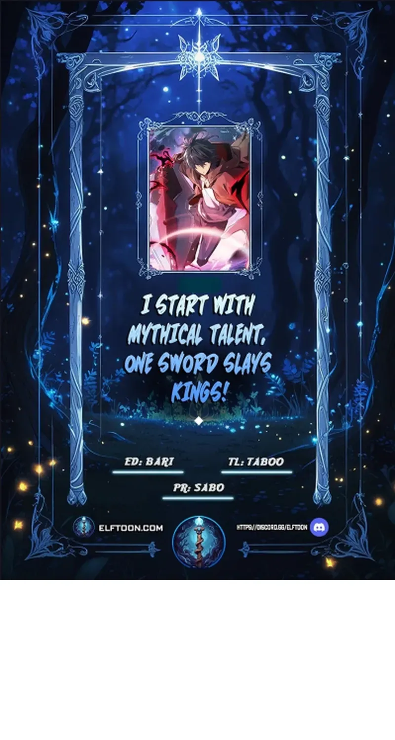 I started with the mythical talent, killing gods with one sword! Chapter 40 page 1 - 