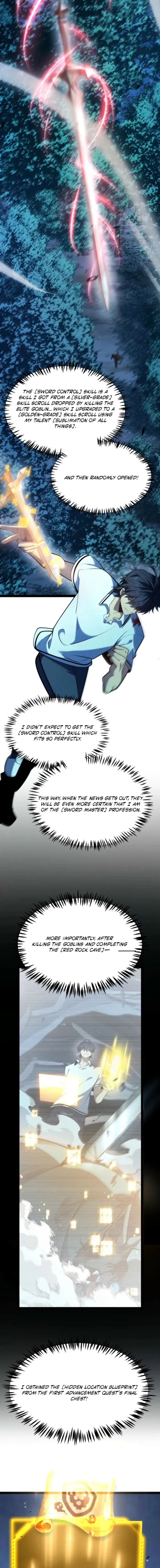 I started with the mythical talent, killing gods with one sword! Chapter 8 page 13 - 