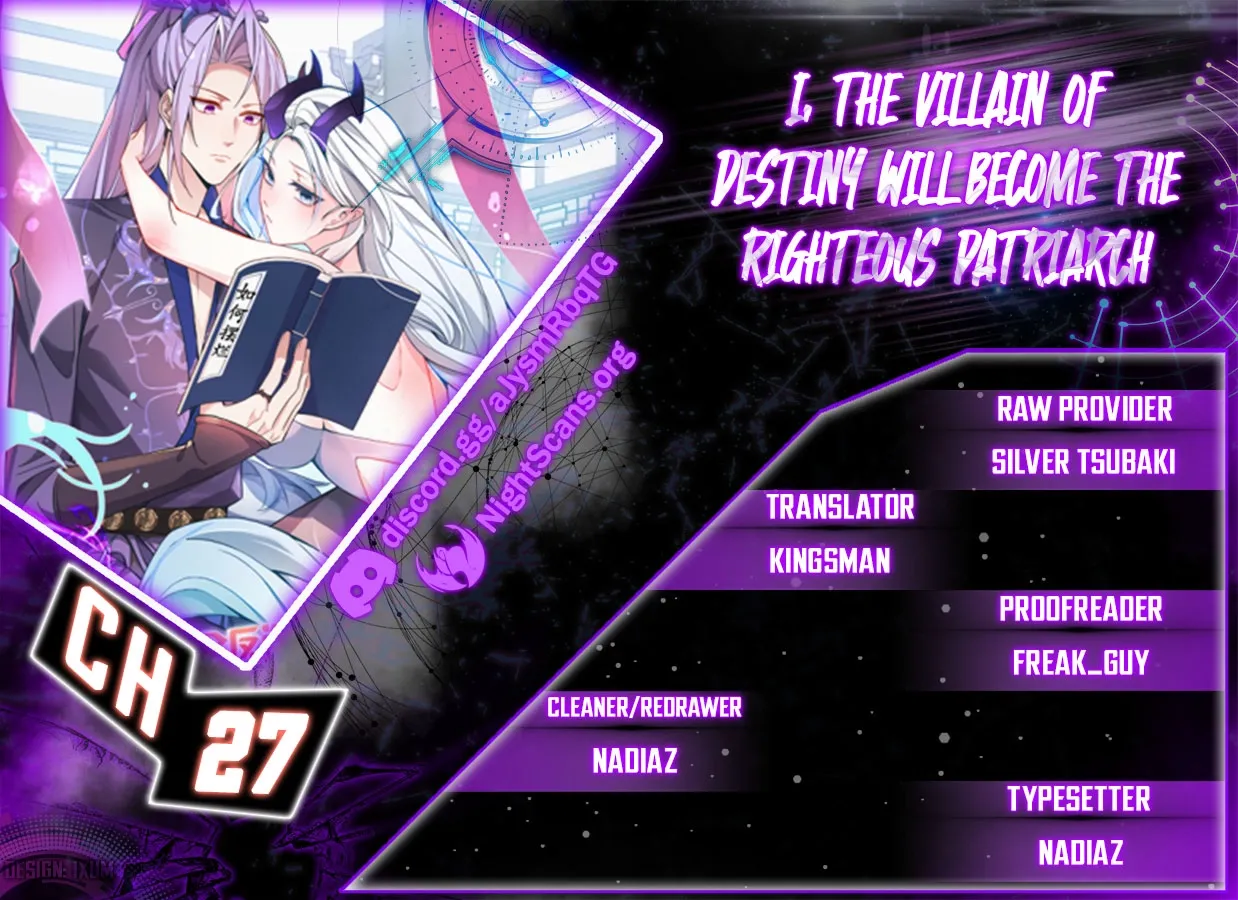 I, The Destined Villain, Will Become the Righteous Patriarch Chapter 27 page 1 - 