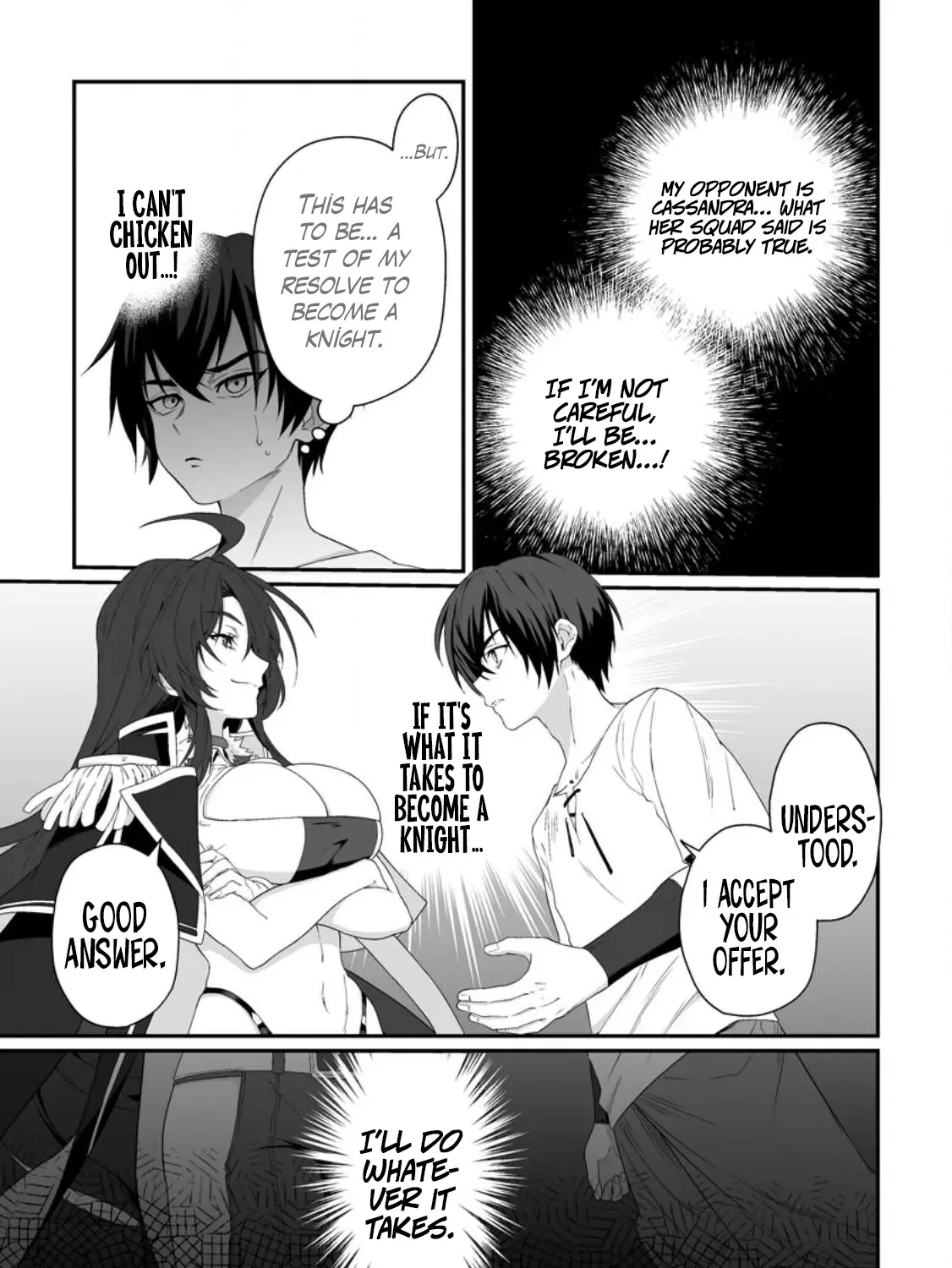 I, the Only Male Knight in a Chastity-Reversed World, Entered the Female Knight Academy and Was Treated as a Hero for Some Reason: Unrivaled in the Harem with My Unequaled Skills Chapter 1 page 27 - 