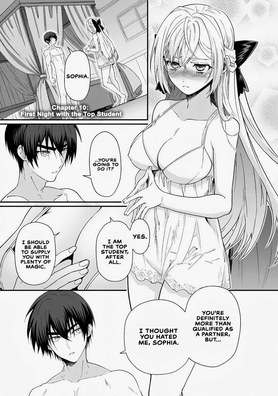 I, the Only Male Knight in a Chastity-Reversed World, Entered the Female Knight Academy and Was Treated as a Hero for Some Reason: Unrivaled in the Harem with My Unequaled Skills Chapter 10 page 1 - 