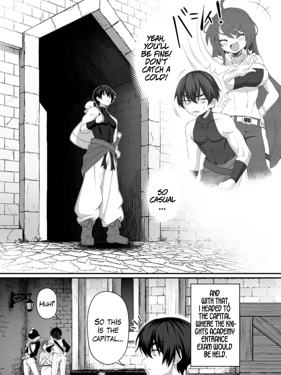 I, the Only Male Knight in a Chastity-Reversed World, Entered the Female Knight Academy and Was Treated as a Hero for Some Reason: Unrivaled in the Harem with My Unequaled Skills Chapter 2 page 13 - 