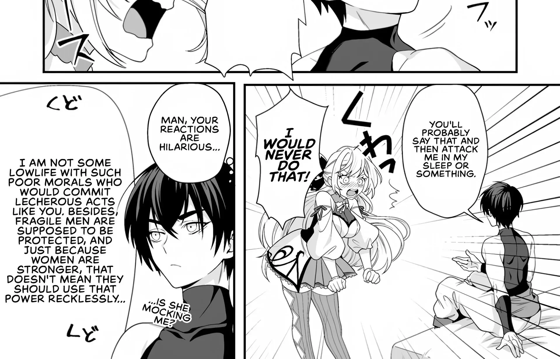 I, the Only Male Knight in a Chastity-Reversed World, Entered the Female Knight Academy and Was Treated as a Hero for Some Reason: Unrivaled in the Harem with My Unequaled Skills Chapter 3 page 31 - 