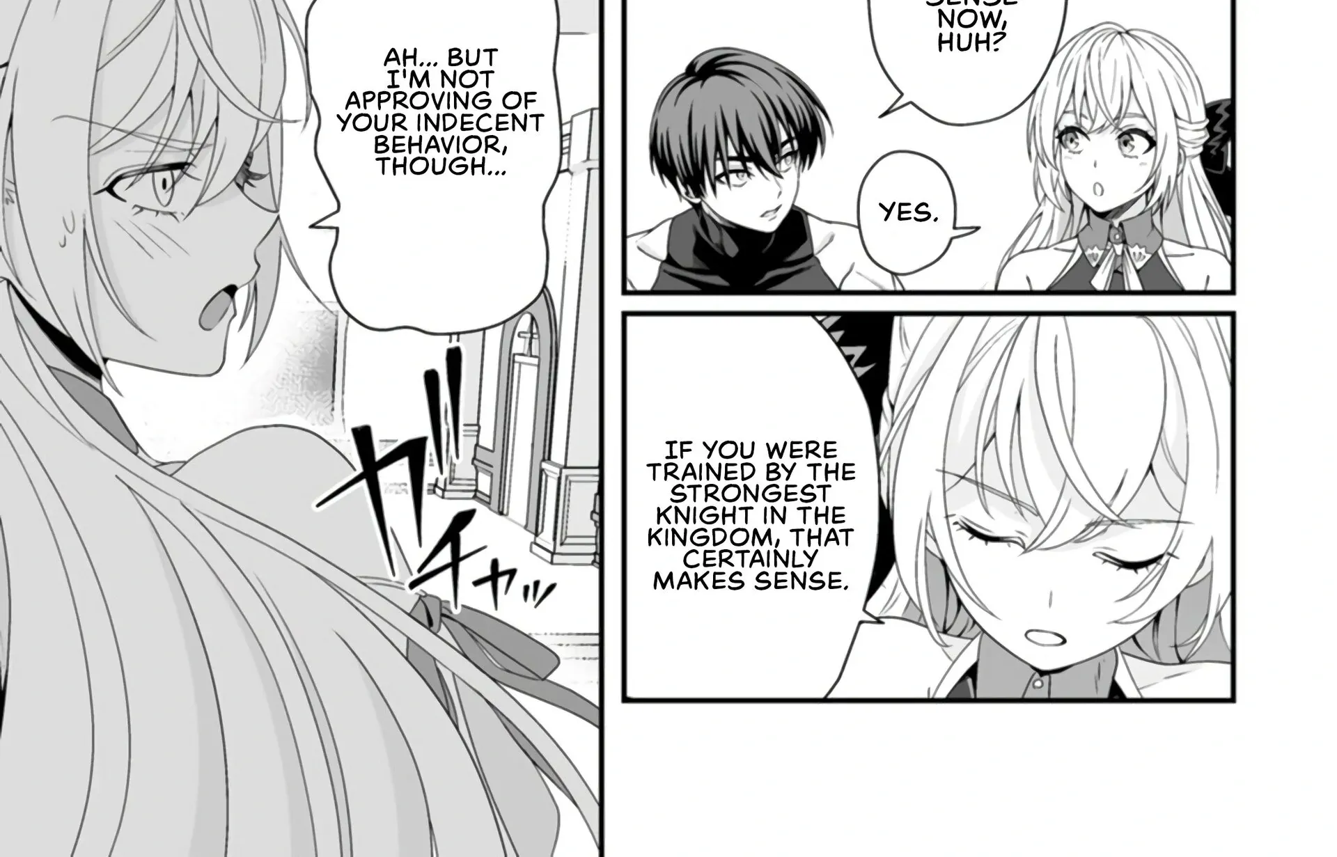I, the Only Male Knight in a Chastity-Reversed World, Entered the Female Knight Academy and Was Treated as a Hero for Some Reason: Unrivaled in the Harem with My Unequaled Skills Chapter 4 page 46 - 