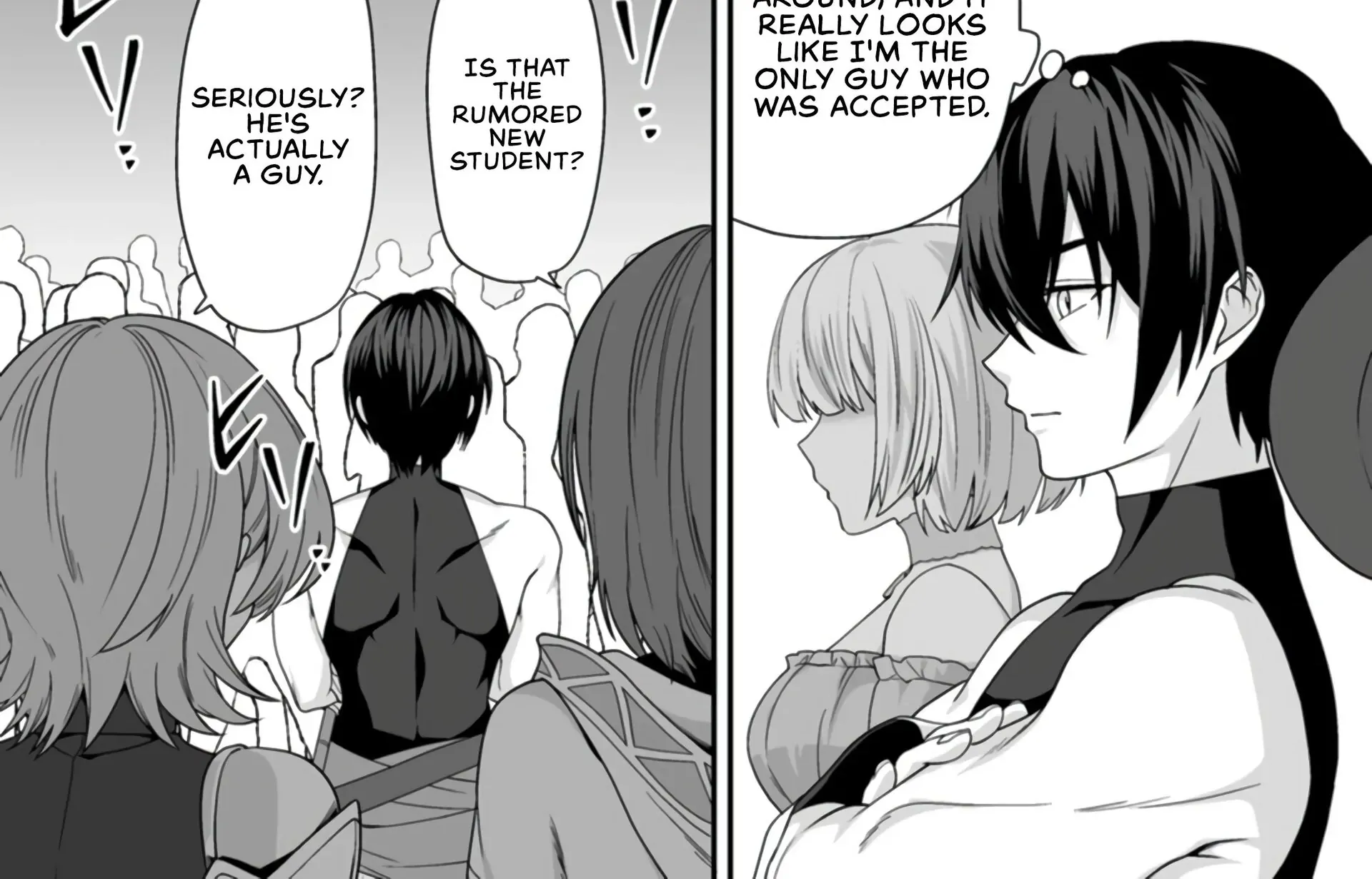 I, the Only Male Knight in a Chastity-Reversed World, Entered the Female Knight Academy and Was Treated as a Hero for Some Reason: Unrivaled in the Harem with My Unequaled Skills Chapter 4 page 6 - 