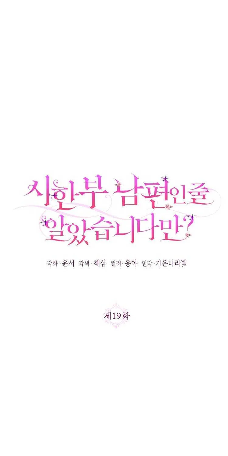 I Thought You Were A Time-Limited Husband Chapter 19 page 18 - 