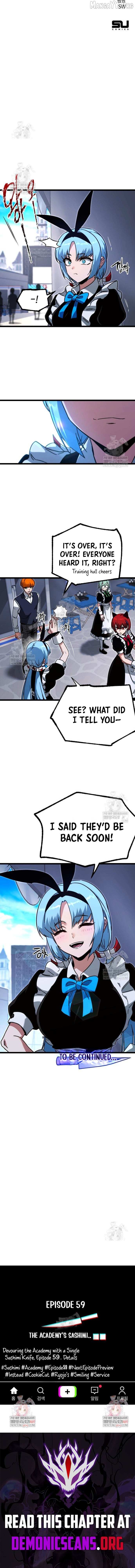 I Took over The Academy With a Single Sashimi Knife Chapter 58 page 19 - 