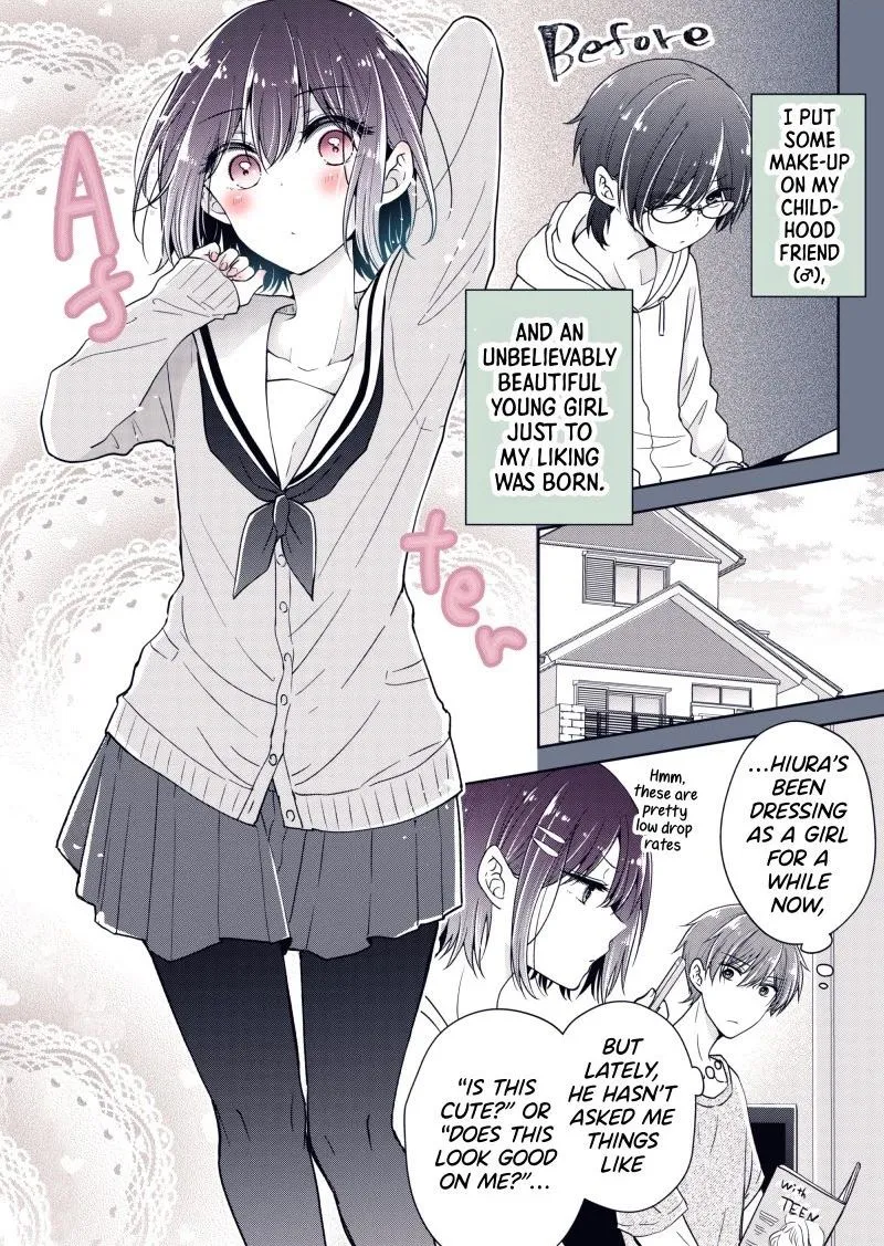 I turned my childhood friend (♂) into a girl Chapter 17.9 page 1 - 