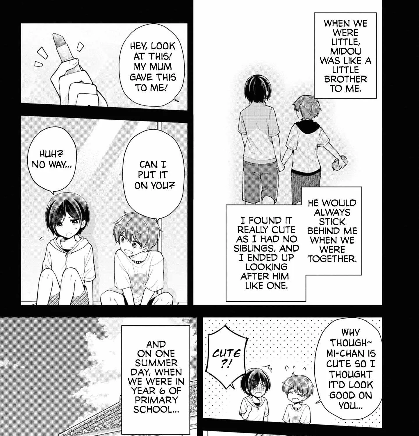 I turned my childhood friend (♂) into a girl Chapter 26.5 page 34 - 