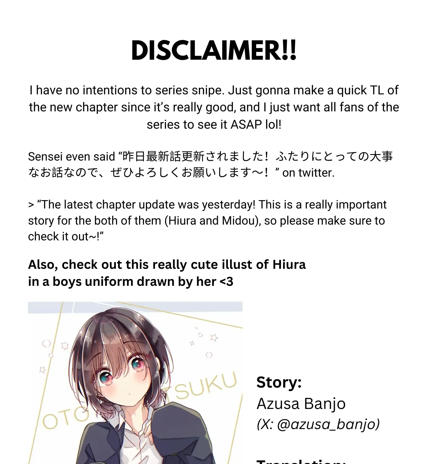 I turned my childhood friend (♂) into a girl Chapter 87 page 2 - 