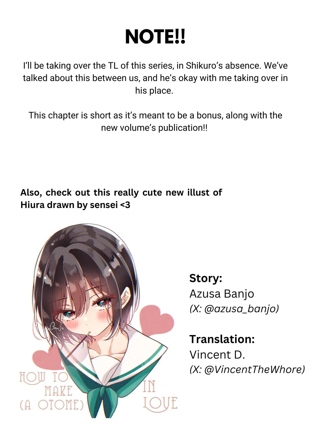 I turned my childhood friend (♂) into a girl Chapter 90.5 page 1 - 