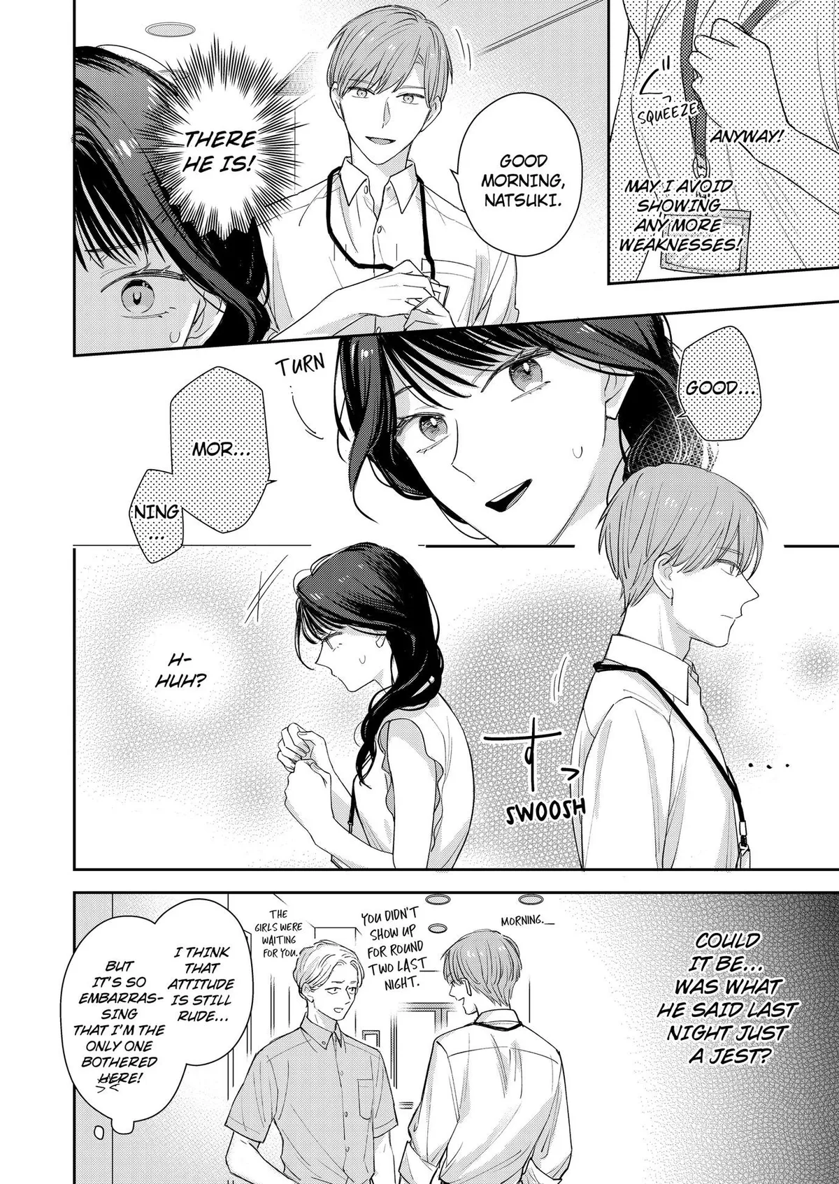 I Wanna Make You Swoon: My Cocky Coworker Becomes Wild at Night Chapter 2 page 3 - 