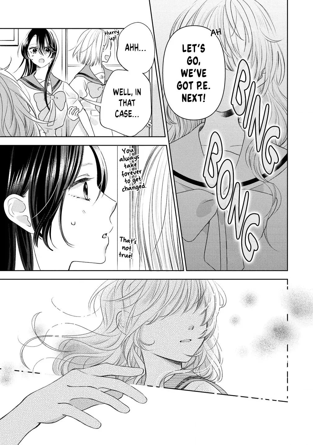 "I Wanna Touch You." Then Love Begins. Chapter 5 page 9 - 
