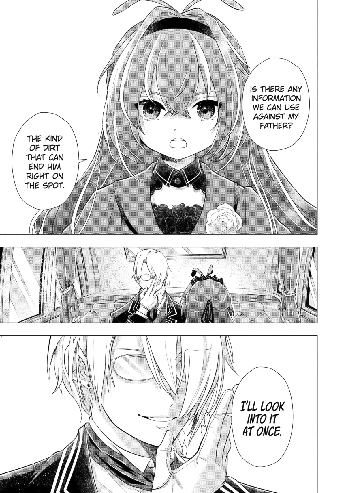 I Want to Be a Glamorous Villainess!  The Beloved Reincarnated Girl Enjoys Her Second Life to the Fullest Chapter 7.1 page 3 - 