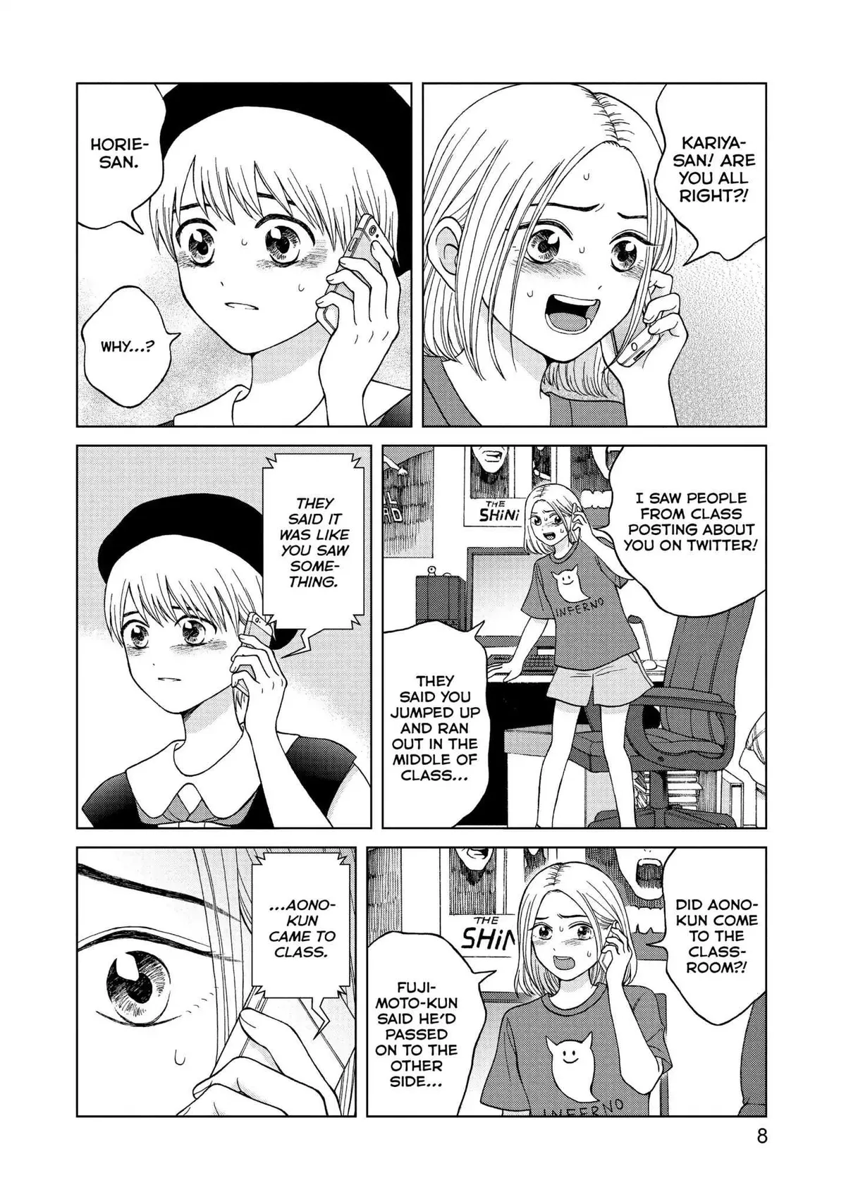 I Want to Hold Aono-kun so Badly I Could Die Chapter 11 page 8 - 