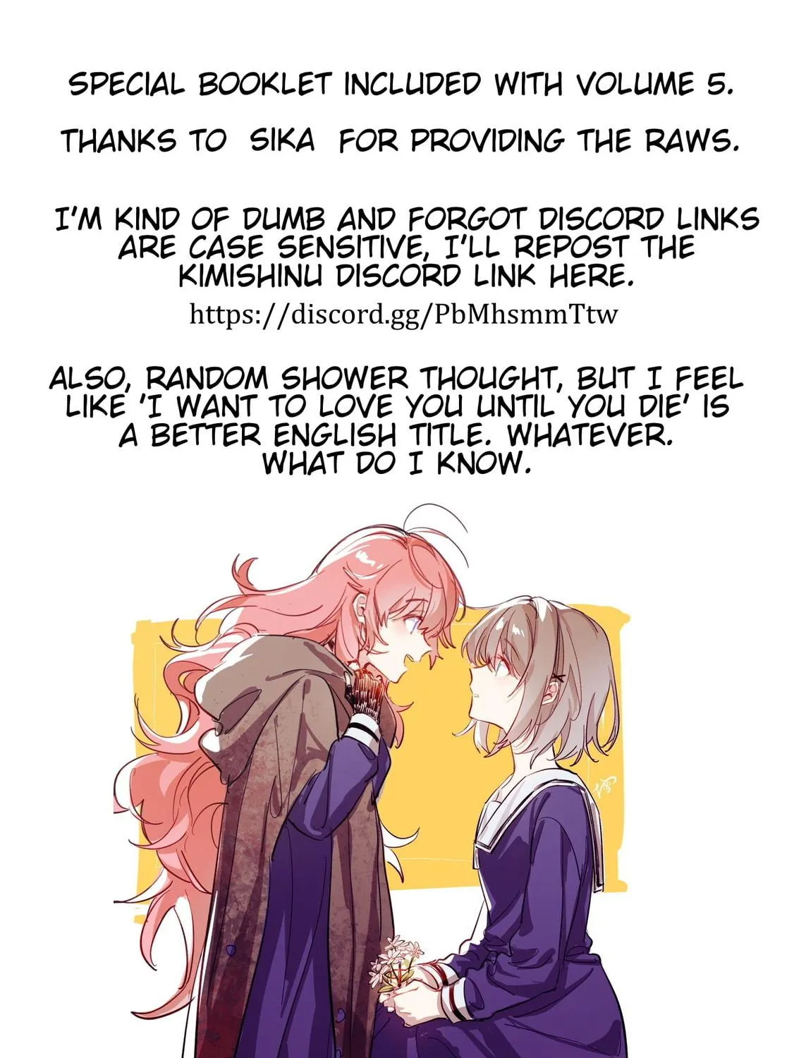 I Want to Love You Till Your Dying Day Chapter 24.5 page 41 - 