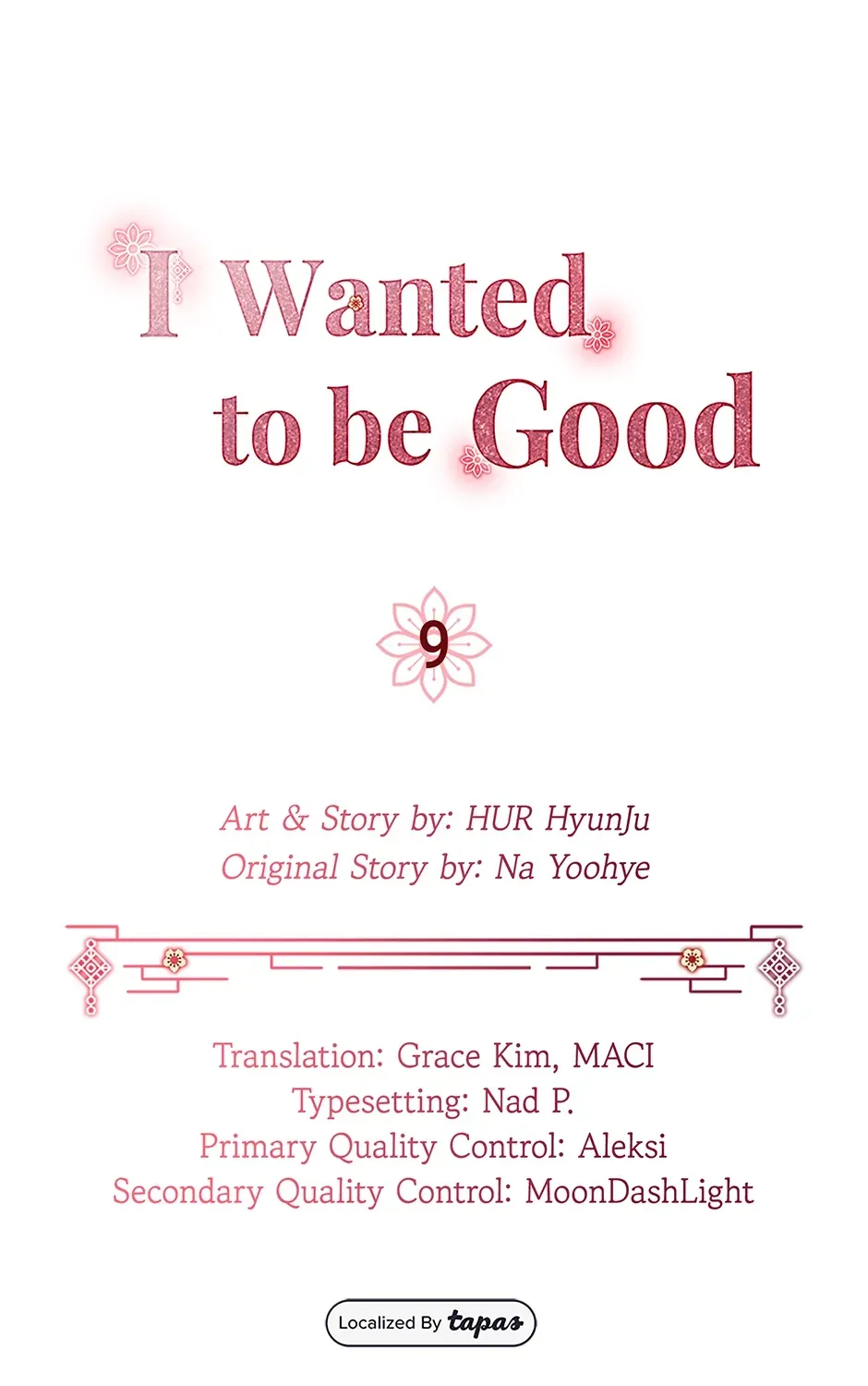 I Wanted to be Good Chapter 9 page 1 - 