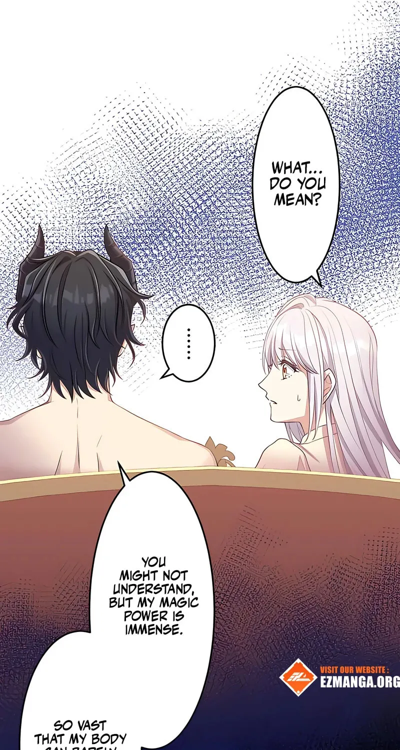 I Was a Sacrificial Princess, but I Reincarnated and Became the Body Pillow of the Demon King Chapter 10 page 59 - 