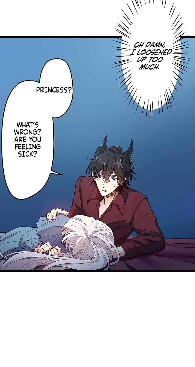 I Was a Sacrificial Princess, but I Reincarnated and Became the Body Pillow of the Demon King Chapter 3 page 74 - 