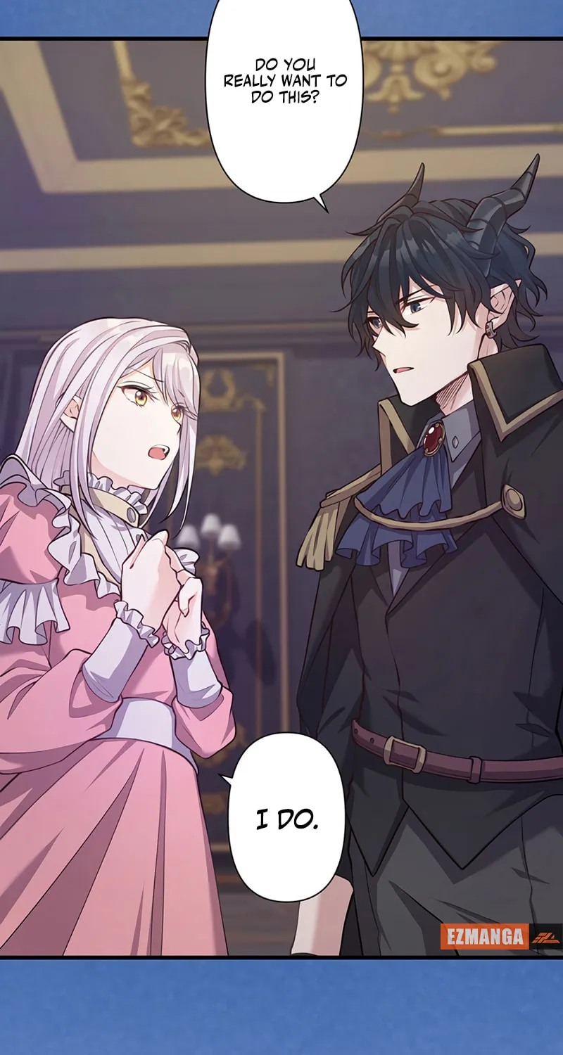 I Was a Sacrificial Princess, but I Reincarnated and Became the Body Pillow of the Demon King Chapter 34 page 33 - 