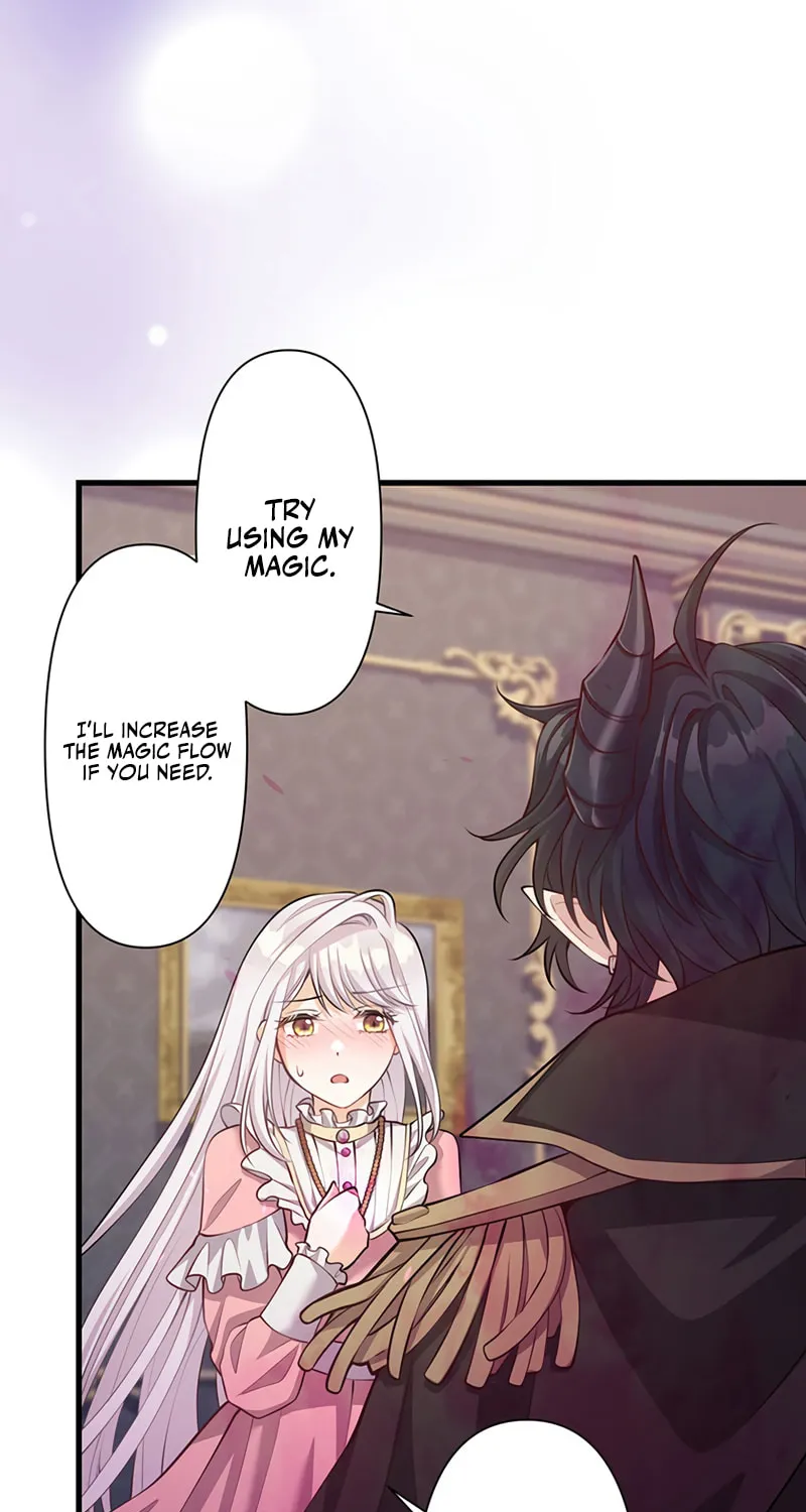 I Was a Sacrificial Princess, but I Reincarnated and Became the Body Pillow of the Demon King Chapter 34 page 55 - 