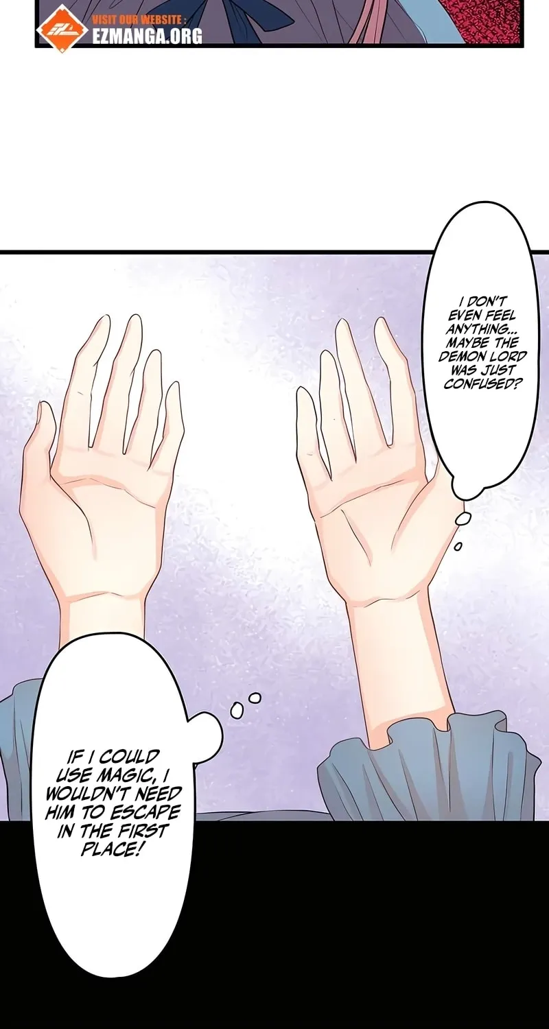 I Was a Sacrificial Princess, but I Reincarnated and Became the Body Pillow of the Demon King Chapter 4 page 47 - 