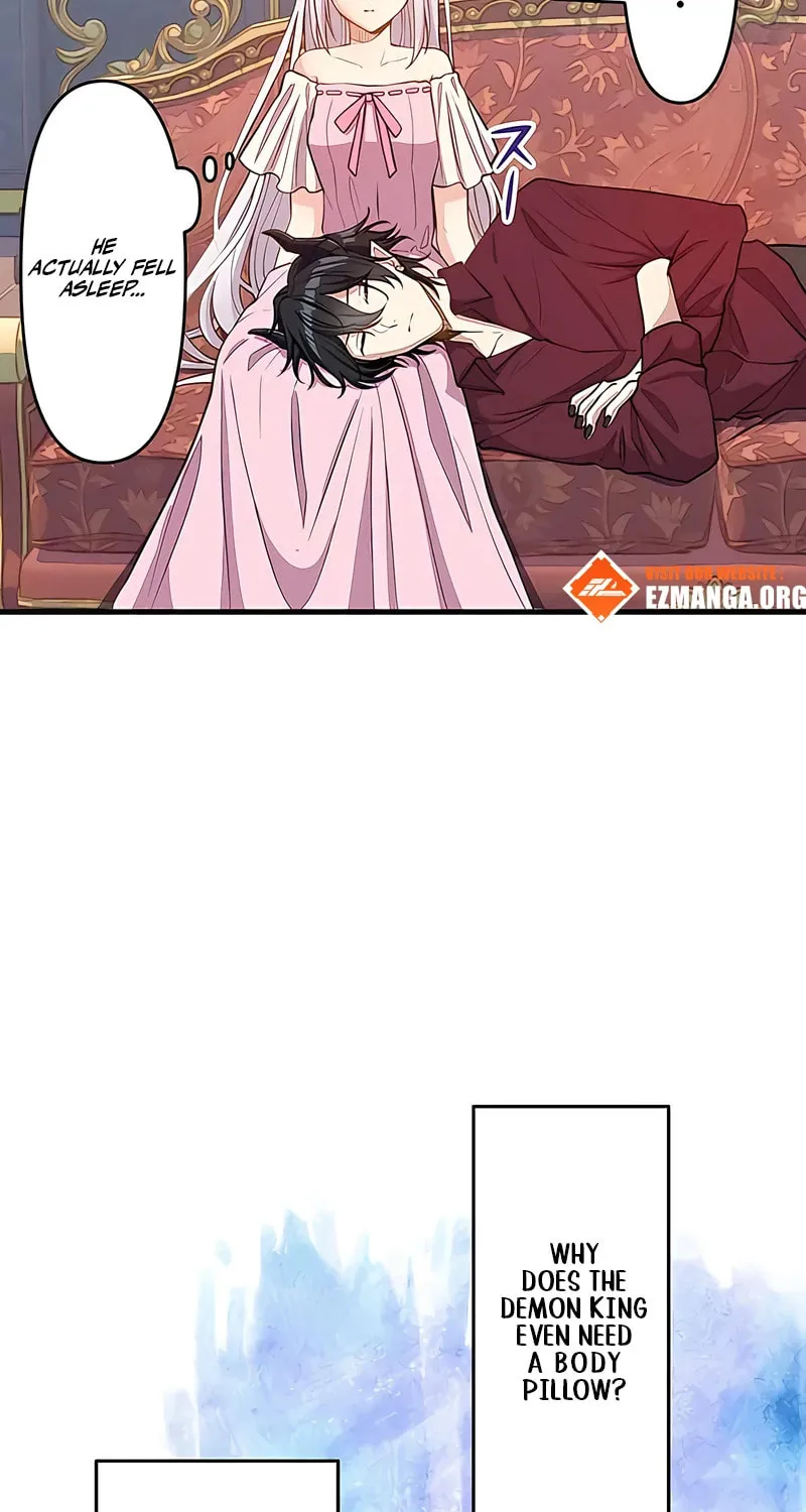 I Was a Sacrificial Princess, but I Reincarnated and Became the Body Pillow of the Demon King Chapter 6 page 52 - 