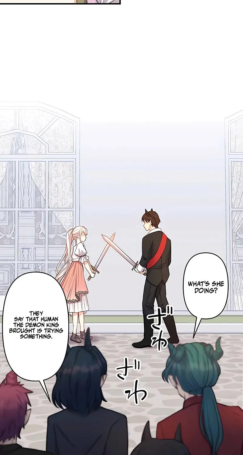 I Was a Sacrificial Princess, but I Reincarnated and Became the Body Pillow of the Demon King Chapter 7 page 57 - 
