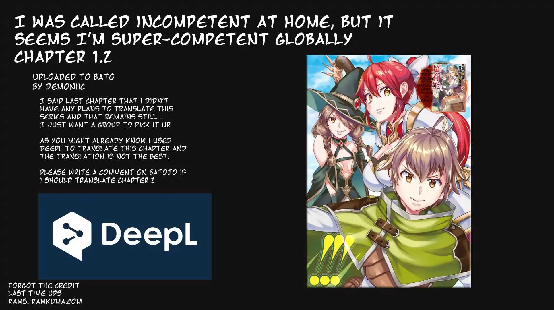 I was called incompetent at home, but it seems I’m super-competent Globally Chapter 1.2 page 27 - 