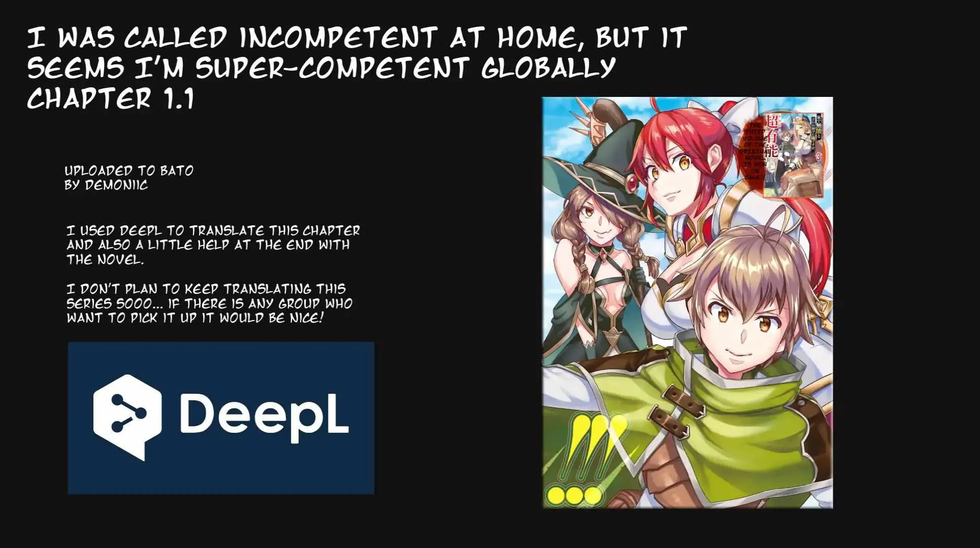 I was called incompetent at home, but it seems I’m super-competent Globally Chapter 1 page 26 - 