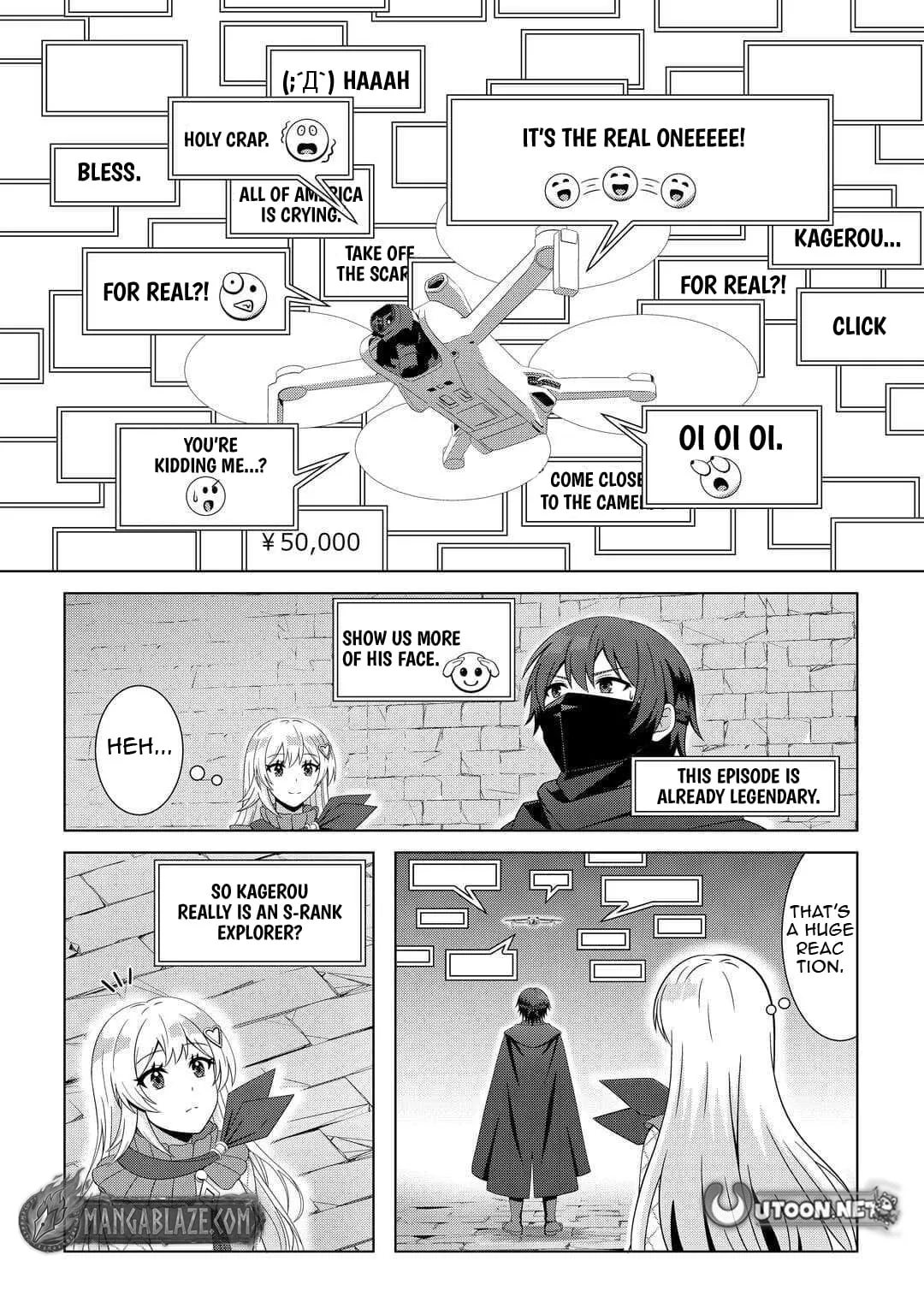 I Was Just Doing Overtime Service At The Dungeon, But I Ended Up Pretending To Be A Wandering S-Rank Explorer Chapter 4 page 9 - 