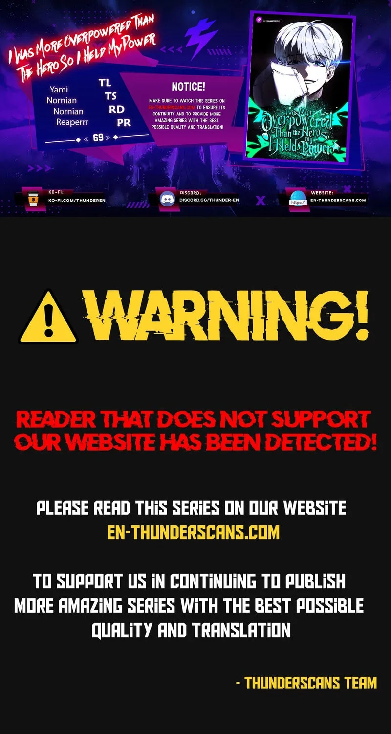 I Was More Overpowered Than the Hero, so I Hid My Power! Chapter 69 page 1 - 