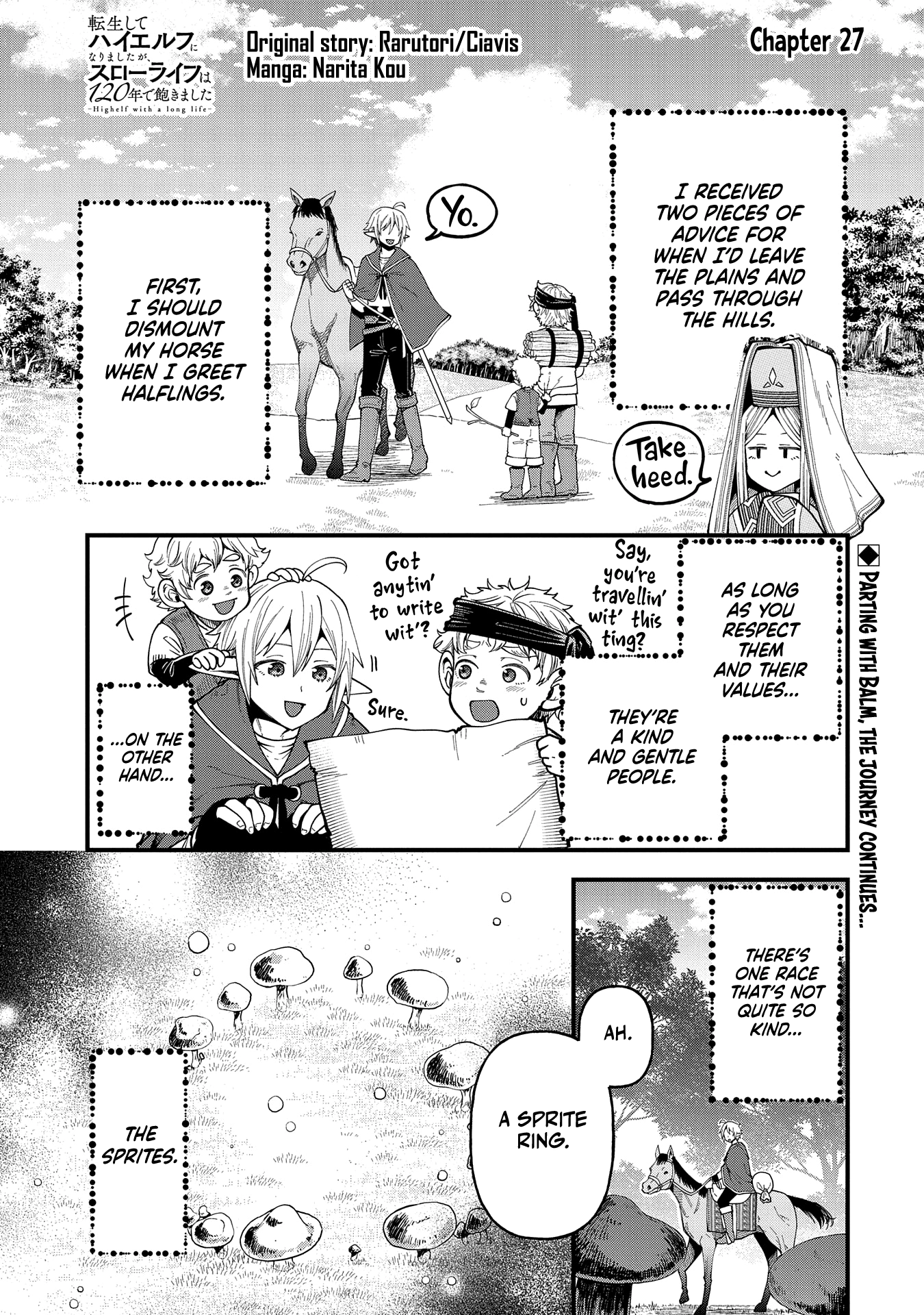 I was Reborn and Became a High Elf, but I Got Tired of My Slow Life after 120 Years Chapter 27 page 2 - 