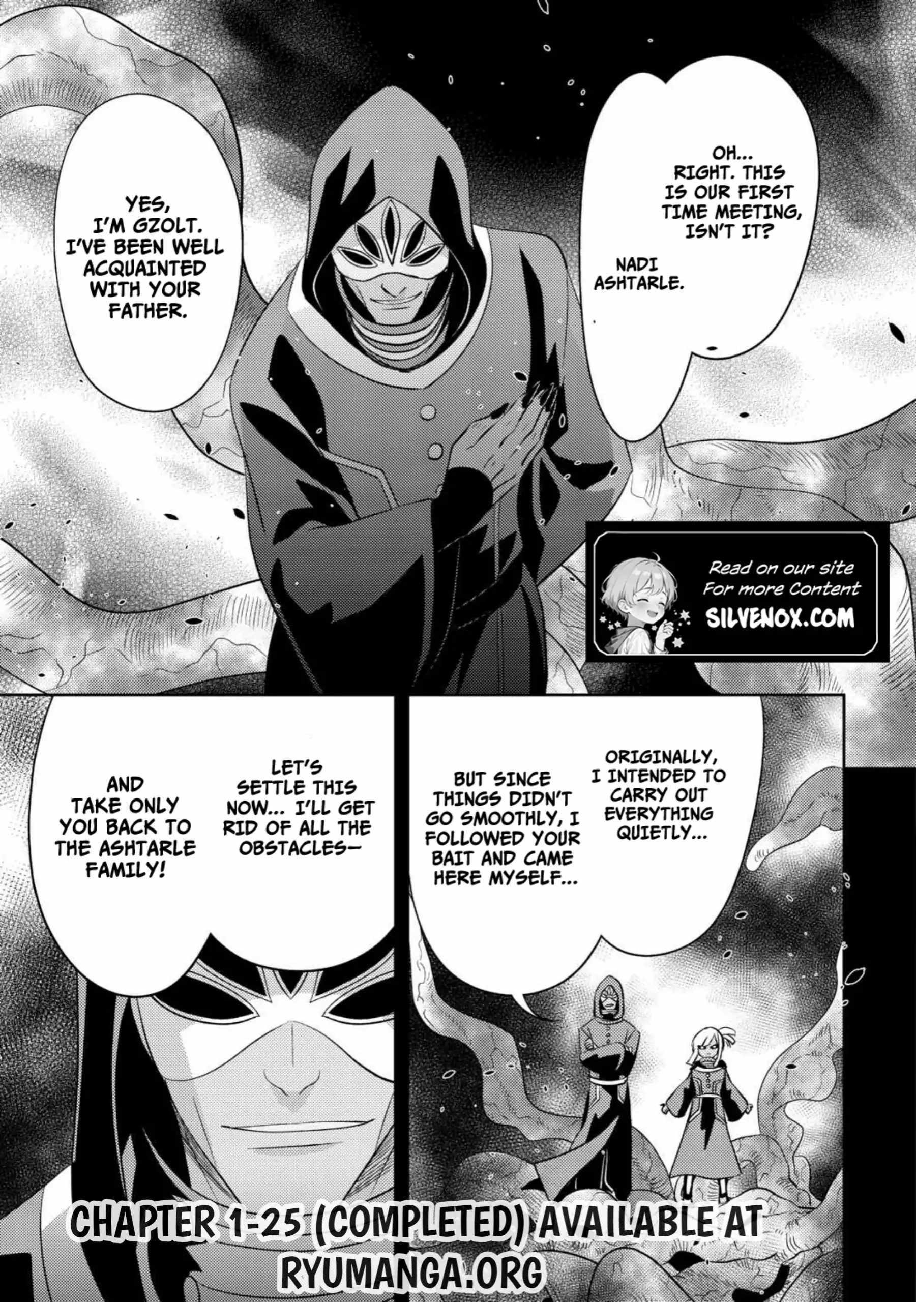 I was reincarnated as a blind girl – I rely on my previous life’s memories and magic to survive. Chapter 21 page 27 - 
