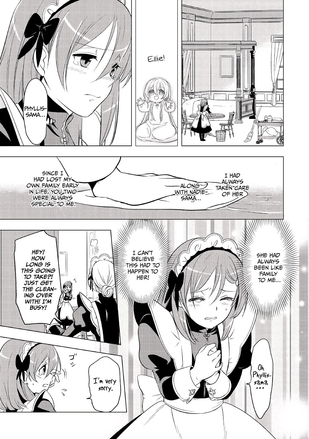 I was reincarnated as a blind girl – I rely on my previous life’s memories and magic to survive. Chapter 4 page 12 - 