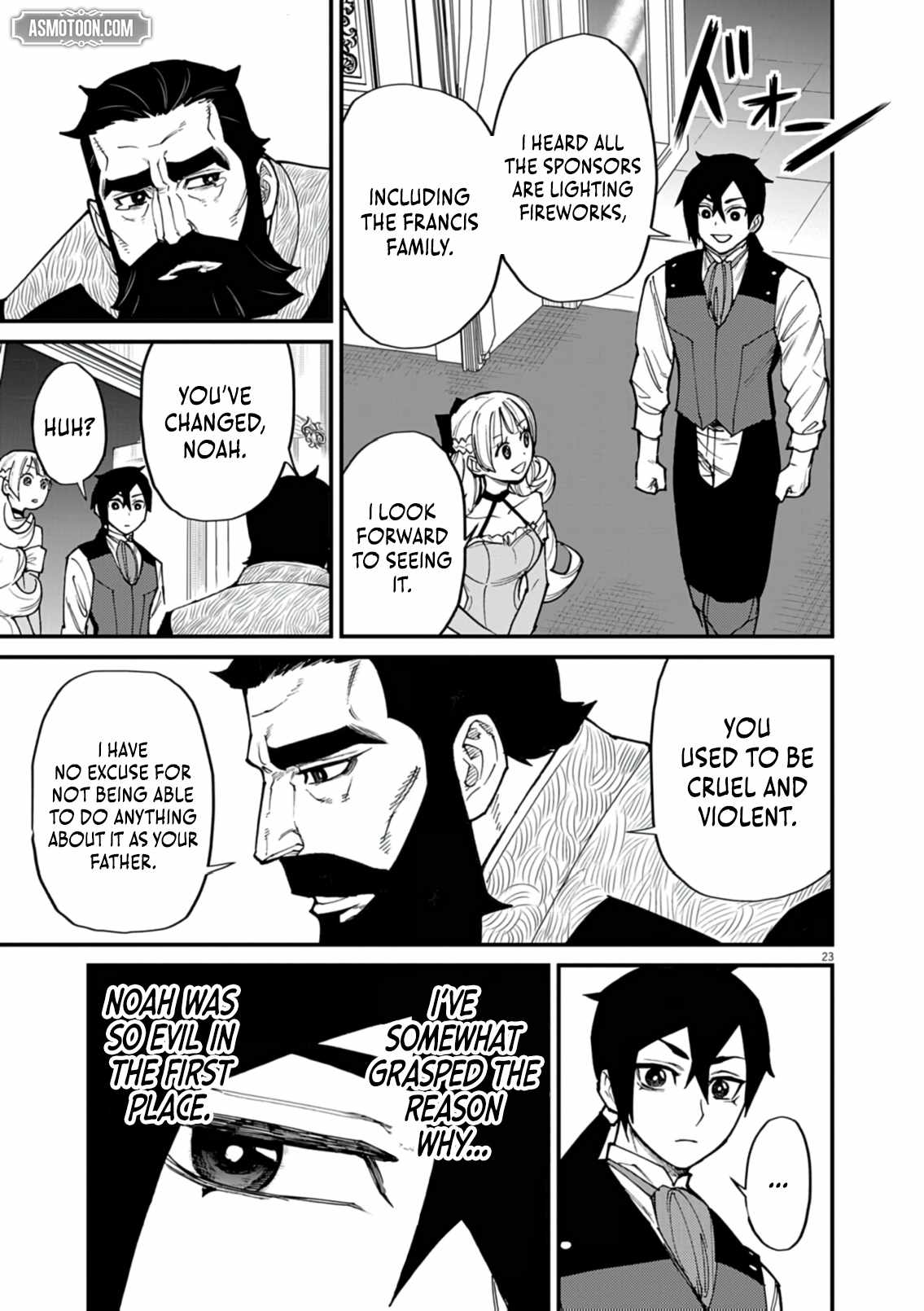 I Was Reincarnated as an Evil Noble in a Game and Became Unparalleled With My Overpowered Muscles Chapter 38 page 22 - 