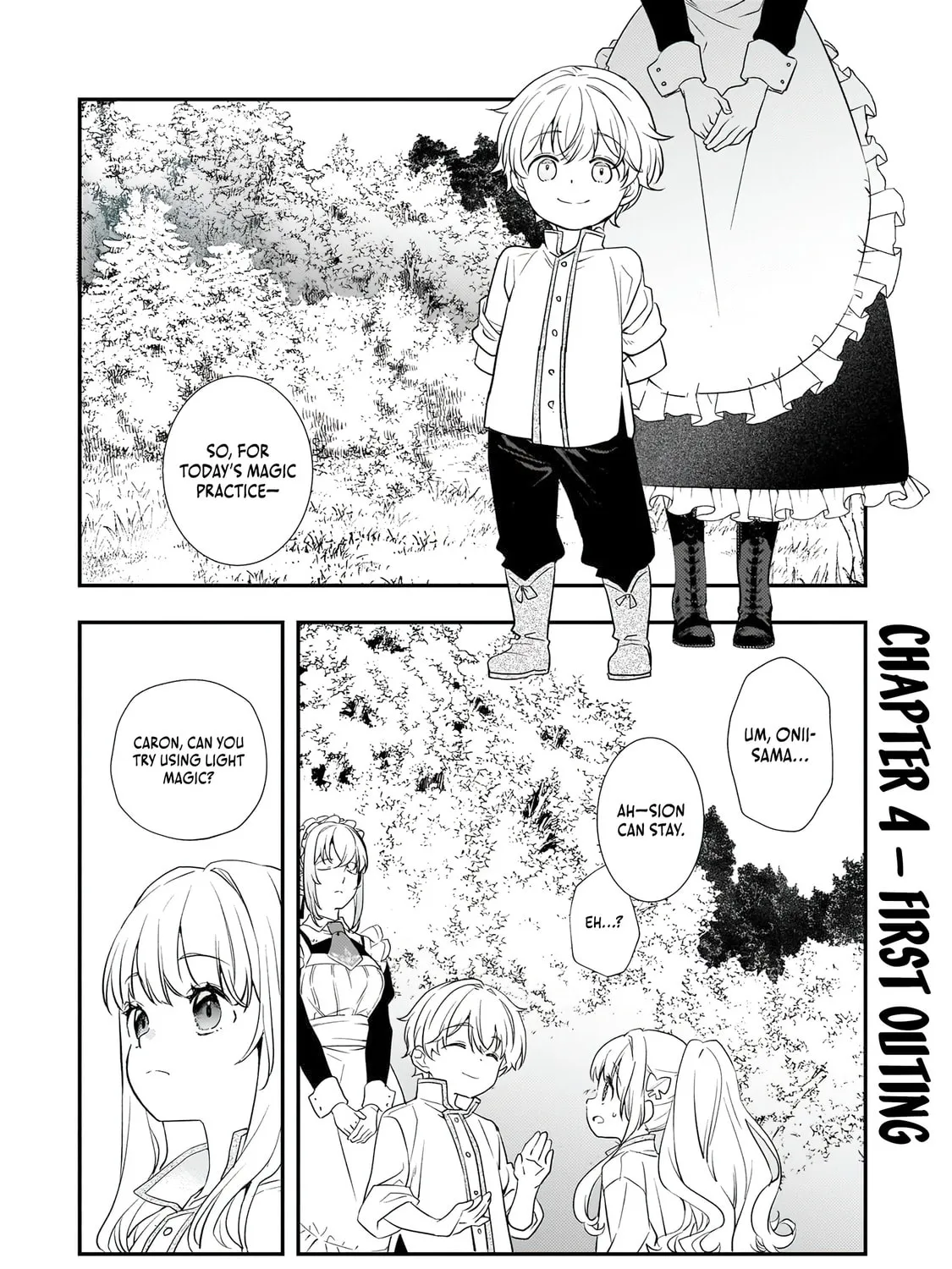 I Was Reincarnated As The Older Brother Of A Villainess Destined to Die, So I Want To Change The Future By Raising My Younger Sister With My Own Hands ~I Am The Strongest In The World, But My Little Sister Must Be The Cutest In The World~ Chapter 4.1 page 1 - 