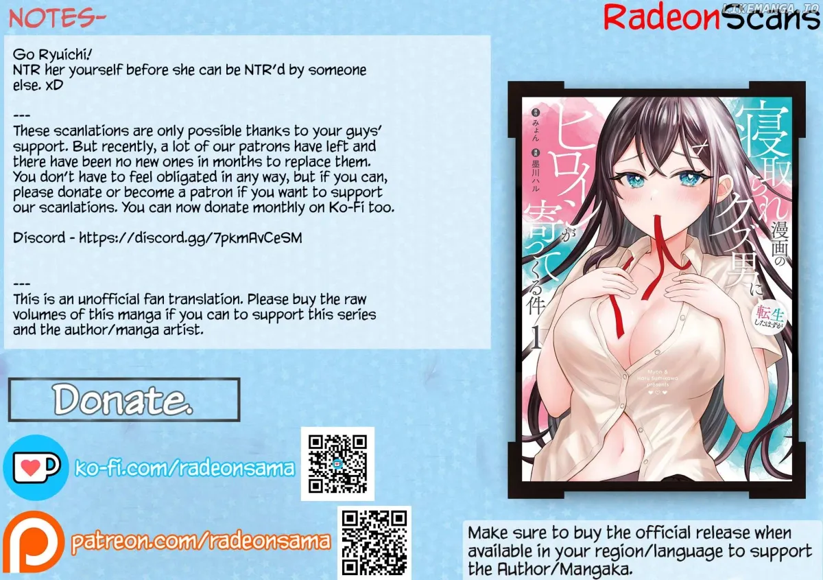 I Was Reincarnated As The Scumbag From a Netorare Manga, But The Heroine is Coming On To Me Chapter 10 page 34 - 