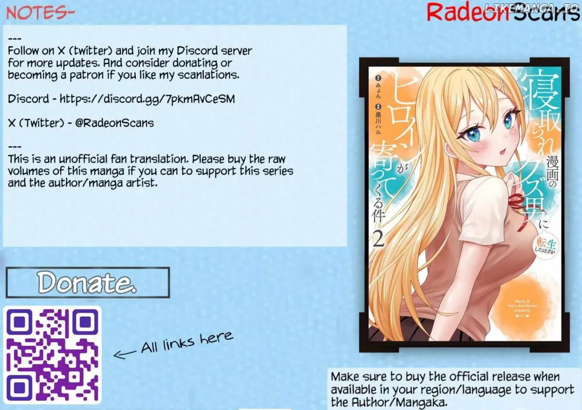 I Was Reincarnated As The Scumbag From a Netorare Manga, But The Heroine is Coming On To Me Chapter 12 page 32 - 