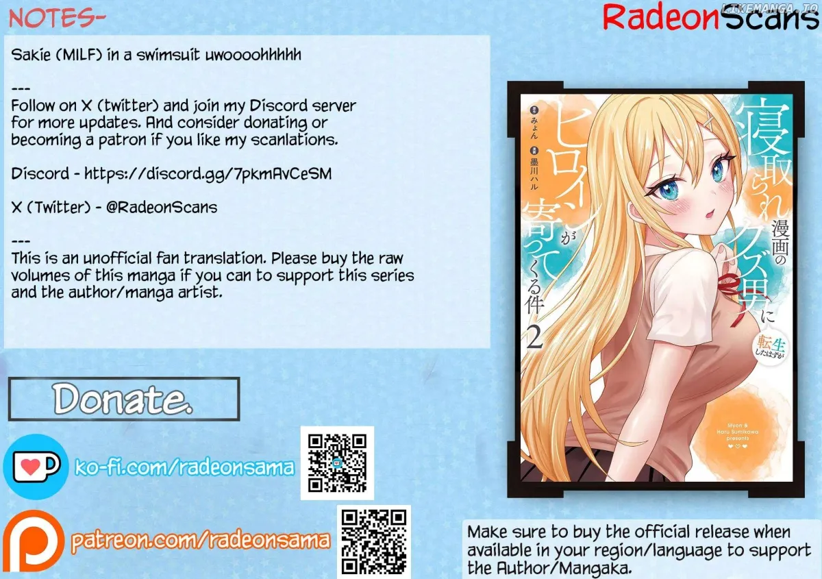 I Was Reincarnated As The Scumbag From a Netorare Manga, But The Heroine is Coming On To Me Chapter 13 page 32 - 