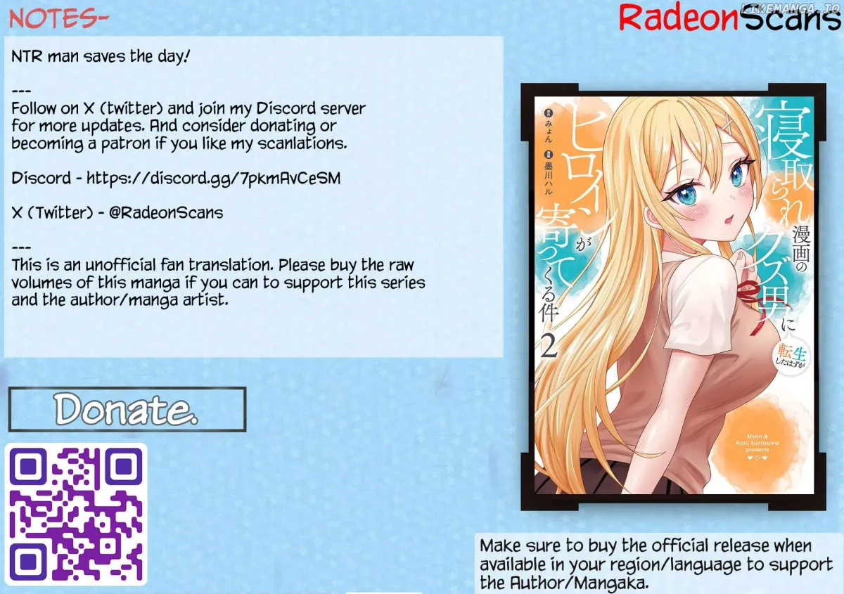 I Was Reincarnated As The Scumbag From a Netorare Manga, But The Heroine is Coming On To Me Chapter 14 page 33 - 