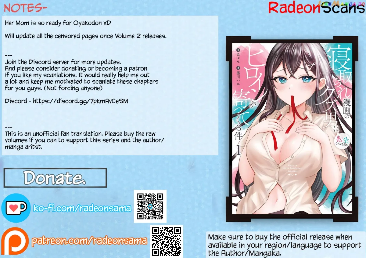 I Was Reincarnated As The Scumbag From a Netorare Manga, But The Heroine is Coming On To Me Chapter 8 page 33 - 