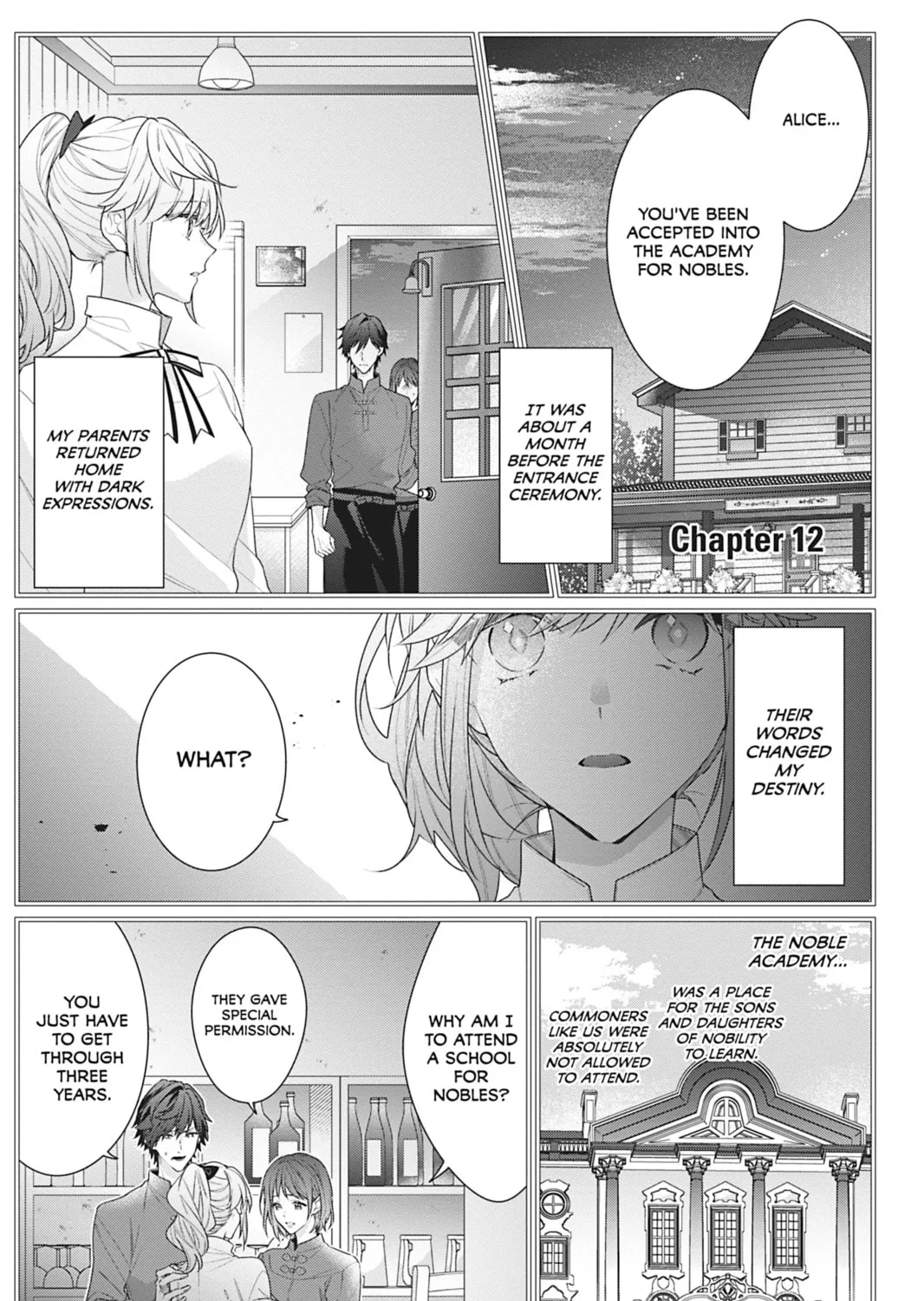 I Was Reincarnated as the Villainess in an Otome Game but the Boys Love Me Anyway! Chapter 12 page 1 - 