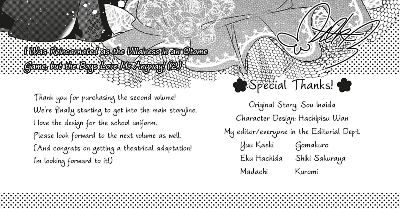 I Was Reincarnated as the Villainess in an Otome Game but the Boys Love Me Anyway! Chapter 9.6 page 8 - 